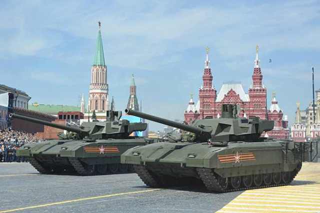 A futurisztikus megjelenésű 'Armata' harckocsi - Fotó - Vladimir Velengurin
