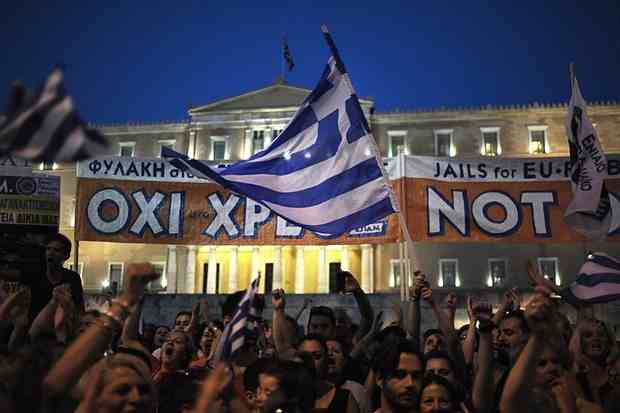 Görögország 'nemmel' szavazott - Fotó - The Guardian